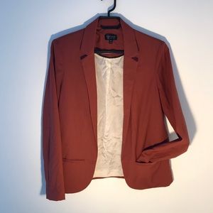 Topshop burnt orange/rust blazer
